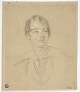 Portrait Bust of Youth by Follower of George Henry Harlow