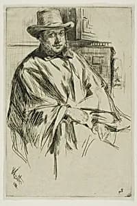 Portrait of a man by James McNeill Whistler