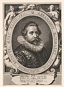 Portrait of Abraham Bloemaert by Willem van Swanenburgh