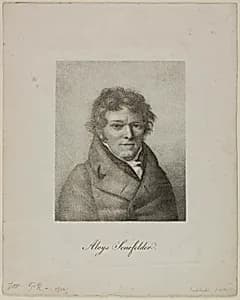 Portrait of Alois Senefelder