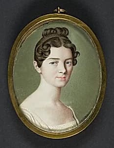 Portrait of Amalie Sebald by Johann Heusinger
