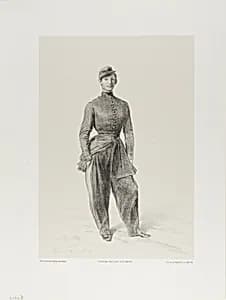 Portrait of Auguste Raffet by Denis Auguste Marie Raffet