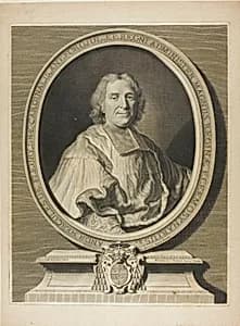 Portrait of Cardinal Fleury by François Chéreau, the elder