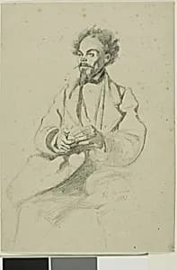 Portrait of Charles Meryon by Henri Monnier