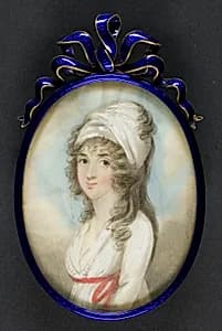 Portrait of Charlotte Buller by Nathaniel Plimer