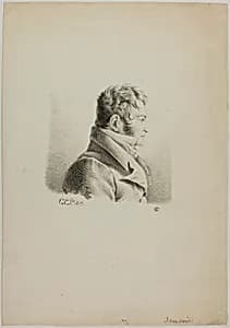 Portrait of Dr. Broussais by Charles Edward Crespy Le Prince