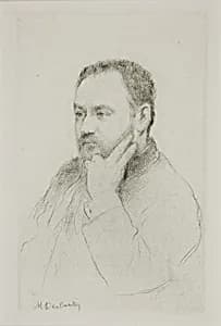 Portrait of Emile Zola