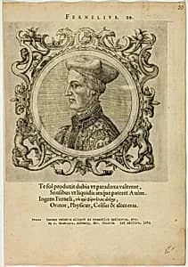 Portrait of Fernelius by Johannes Sambucus