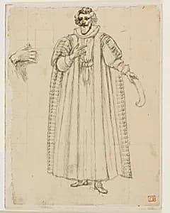 Portrait of François Viète by Charles Meryon
