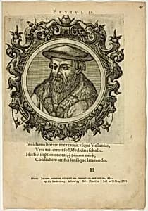 Portrait of Fuxius by Johannes Sambucus