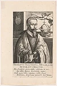 Portrait of Hendrick Goltzius by Robert Willemsz. de Baudous