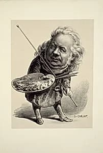 Portrait of Honoré Daumier by Etienne Carjat