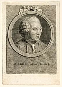 Portrait of Hubert Gravelot by Jean Massard