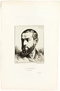 Portrait of J.J. Guiffrey by Charles Émile Jacque