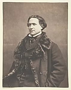 Portrait of La Fontaine by Nadar (Gaspard Félix Tournachon)