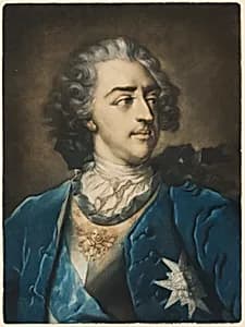 Portrait of Louis XV by Jacob Christoph Le Blon