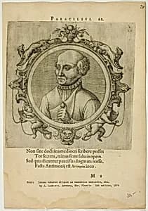 Portrait of Paracelsus by Johannes Sambucus