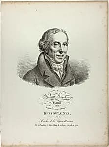 Portrait of Réné Desfonataines by Jules Boilly