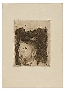 Portrait of Stéphane Mallarmé by Paul Gauguin