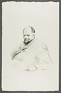 Portrait of Vollard, Seated by Jean Louis Forain