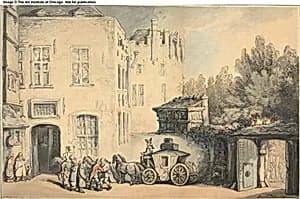 Post House in Cologne by Thomas Rowlandson