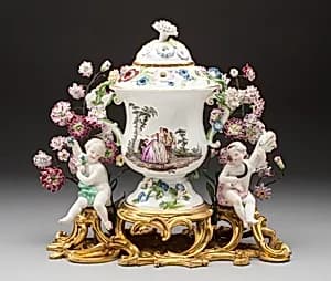 Potpourri Urn by Meissen Porcelain Manufactory