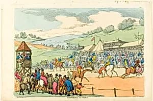 Preparing to Start by Thomas Rowlandson