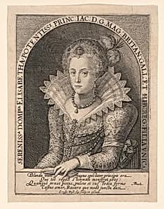 Princess Elizabeth Stuart by Crispijn van de Passe, I