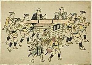 Procession of a Daimyo by Hishikawa Moronobu