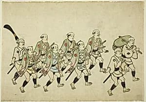 Procession of a Daimyo by Hishikawa Moronobu