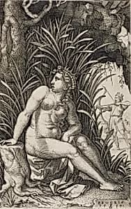 Procris, from Greek Heroines by Georg Pencz