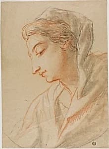 Profile Bust of Woman by Valerio Castello