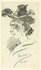 Profile of a Woman by Philip William May