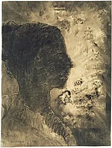 Profile of Shadow by Odilon Redon