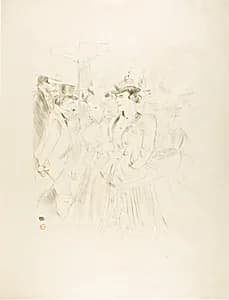 Promenade by Henri de Toulouse-Lautrec
