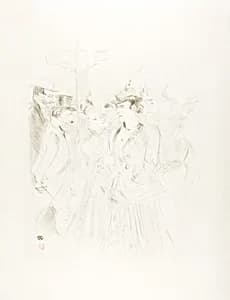 Promenade by Henri de Toulouse-Lautrec
