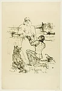 Proposal (first plate) by Henri de Toulouse-Lautrec