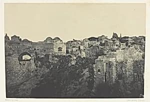 Quartier Occidental, Jérusalem; Palestine by Maxime Du Camp