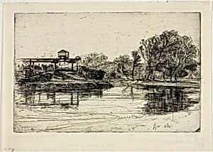 Railway Encroachment by Francis Seymour Haden