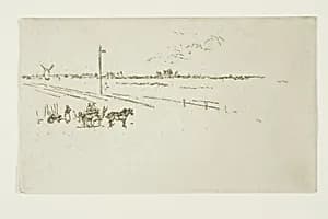 Railway-Station, Voves by James McNeill Whistler