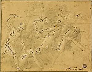 Rape of the Sabines by Unknown artist