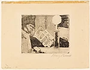 Reading the Newspaper, No.2 by Mary Cassatt