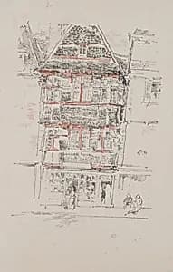 Red House, Paimpol by James McNeill Whistler
