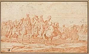 Review of Troops by Georg Philipp Rugendas, I