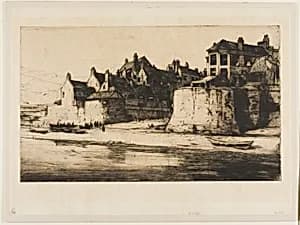 Robin Hood's Bay by David Young Cameron