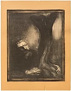 Rodin Sculpting by Eugène Carrière