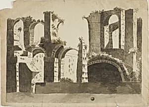 Roman Ruins by Unknown