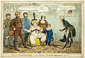Royal Condescension by George Cruikshank