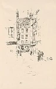 Rue Furstenburg by James McNeill Whistler