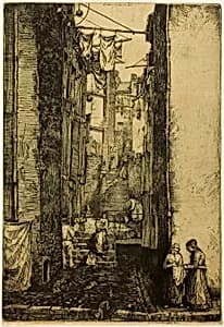 Ruelle du Pêcheur by Donald Shaw MacLaughlan